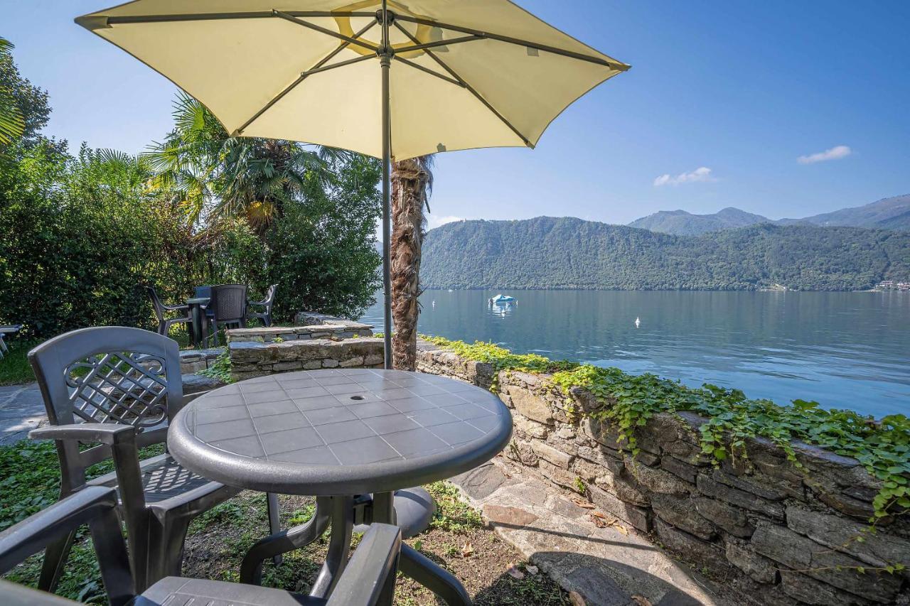 Flux Apprtamento Direttamente Sul Lago Dorta Pettenasco Exterior foto